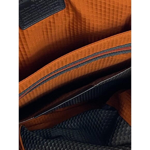 TUMI Parrish Leather Trim Camo Laptop Storage Unisex Backpack Black/Gray F179 - Picture 6 of 8